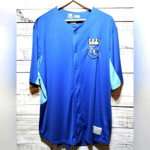 MLB Kansas City‎ Royals Jersey size Mens 2XL Baseball Sports Activewear Athletic